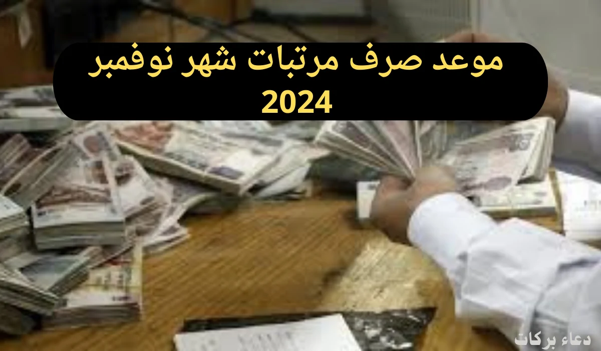 موعد صرف مرتبات شهر نوفمبر 2024 في مصر وحالات الجمع بين الدخل والمعاش