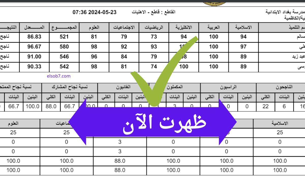 results.mlazemna.com رابط نتائج السادس الاعدادي الدور الثالث ٢٠٢٤ المهني pdf وزارة التربية نتائجنا