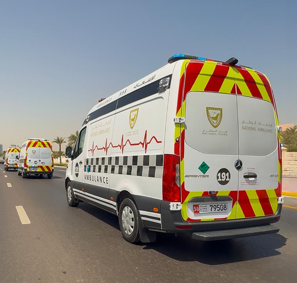 الإسعاف الوطني يستجيب لحادث تصادم بين حافلتين مدرسيتين في الشارقة