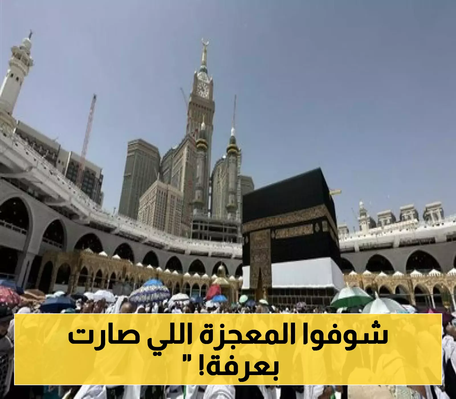 لحظة تاريخية: امرأة تفاجئ الجميع في جبل الرحمة وتضع مولودها أثناء الوقوف!