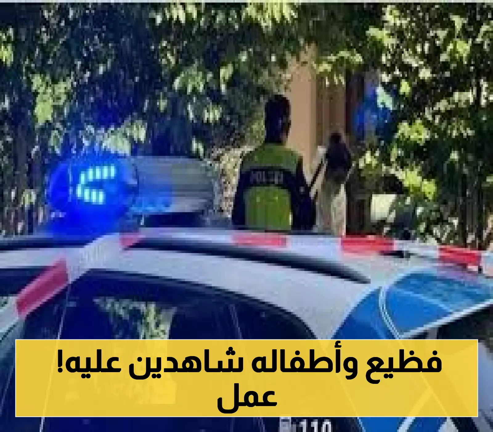 لاجئ يمني في ألمانيا يرتكب جريمة مروعة أمام أطفاله الستة