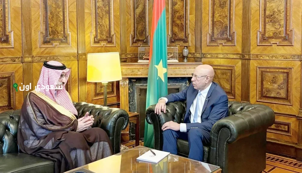 الرئيس الموريتاني ورئيس الصندوق السعودي يبحثان سبل تعزيز المشروعات الإنمائية المشتركة