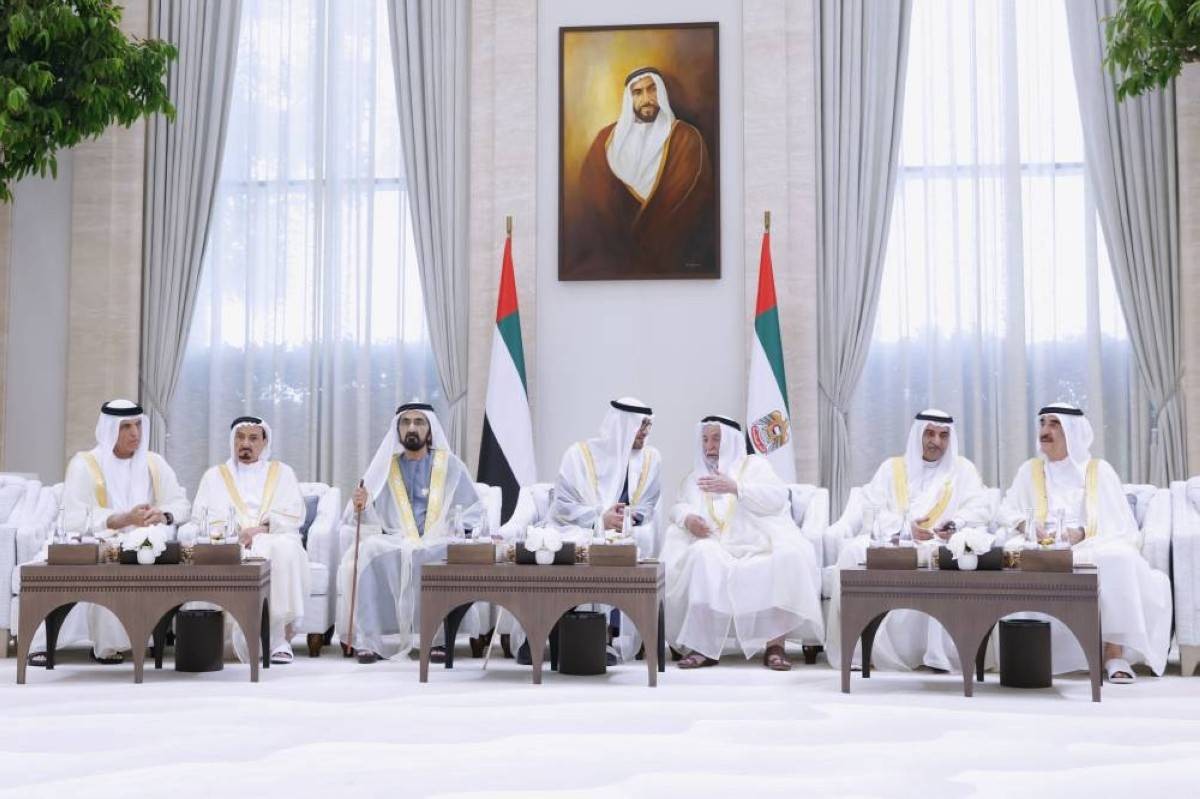 لقاء ودي مع إخواني حكام الإمارات احتفالاً بعيد الأضحى المبارك