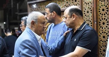 مجلس إدارة الزمالك يحضر عزاء والد محمد طارق: صور حصرية